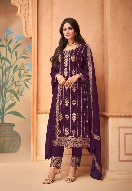 Mohini 96003 Georgette Wedding Wear Embroidery Work Designer Salwar Kameez